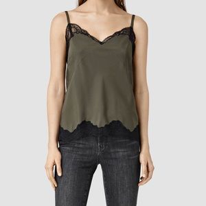 AllSaints Lace Trimmed Camisole